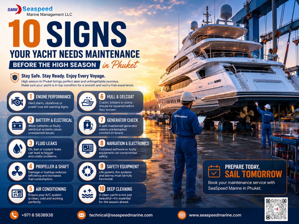10 Signs Your Yacht Needs Maintenance Before the High Season in Phuket